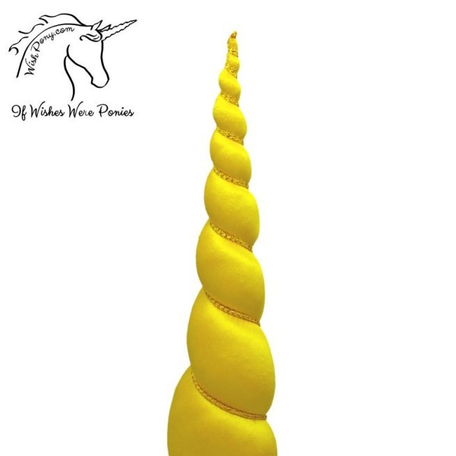 Gold Unicorn Horn for Horse