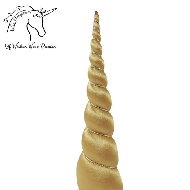 Dark Gold Unicorn Horn for Horse