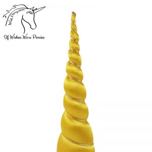 Gold Unicorn Horn for Horse