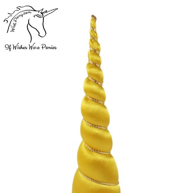 Gold Unicorn Horn for Horse