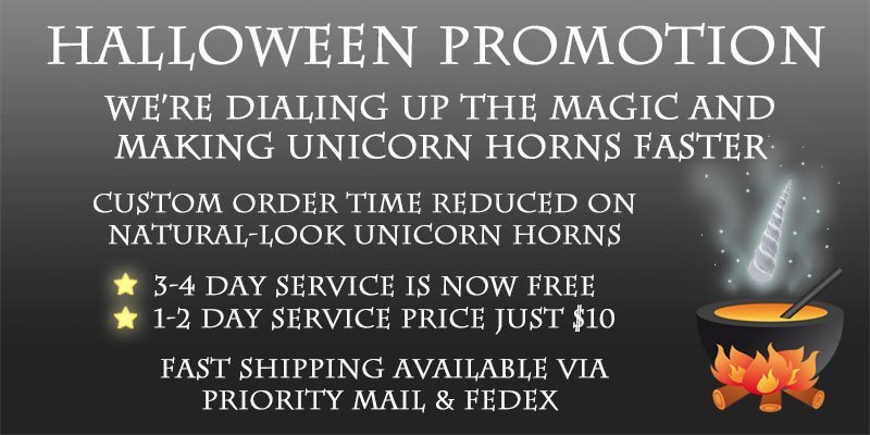 Fast ship unicorn horns for horses ponies