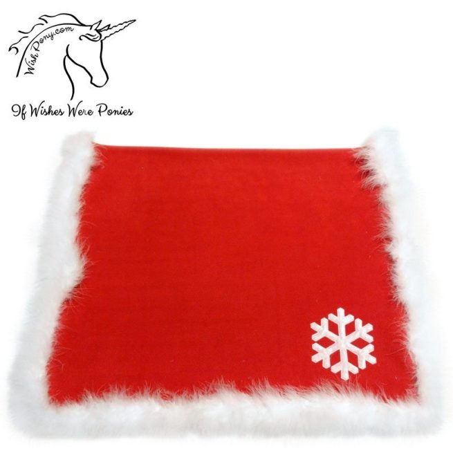 Wishpony Christmas Saddle Blanket