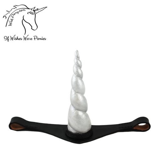 Silver Unicorn Horn Browband