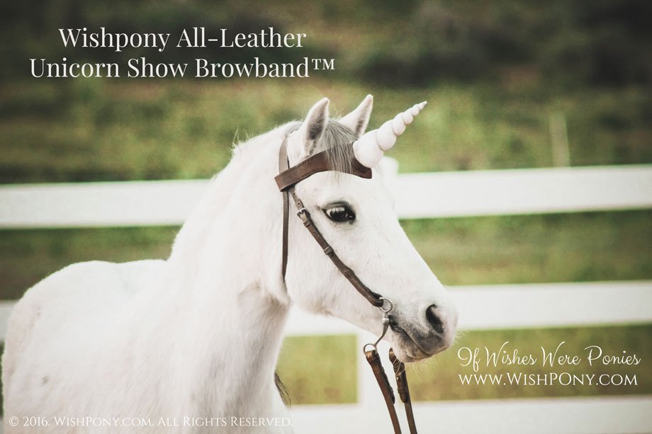 Unicorn Browband for Horse Pony