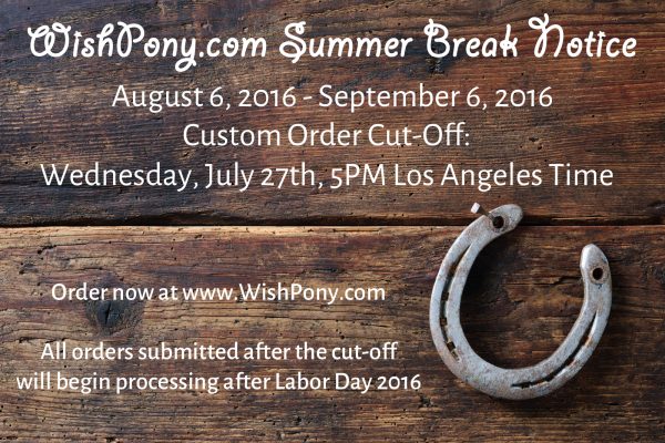 Wishpony Summer Break 2016