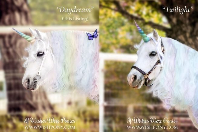 Pastel Unicorn Horn for Horse Pony