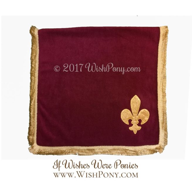 Medieval Fleur de Lis Saddle Blanket