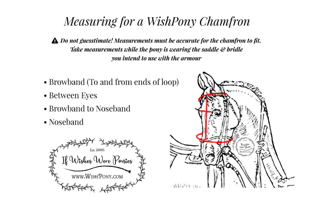 WishPony Pony Face Armour Measurement
