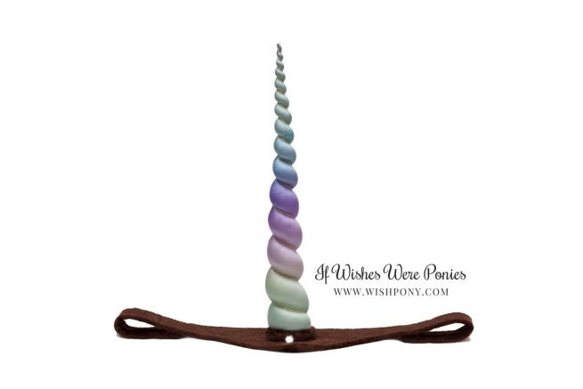 Rainbow Unicorn Horn for Horse