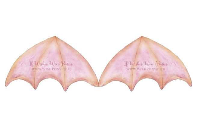 Pink and Gold Dragon Wings by Wishpony.com