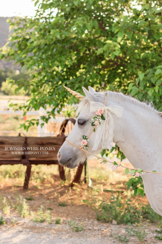 7.5" Metallic Gold Ultra Lightweight Sculpted Economy Unicorn Horn for Miniature Horse or Pony or Cob - Image 2